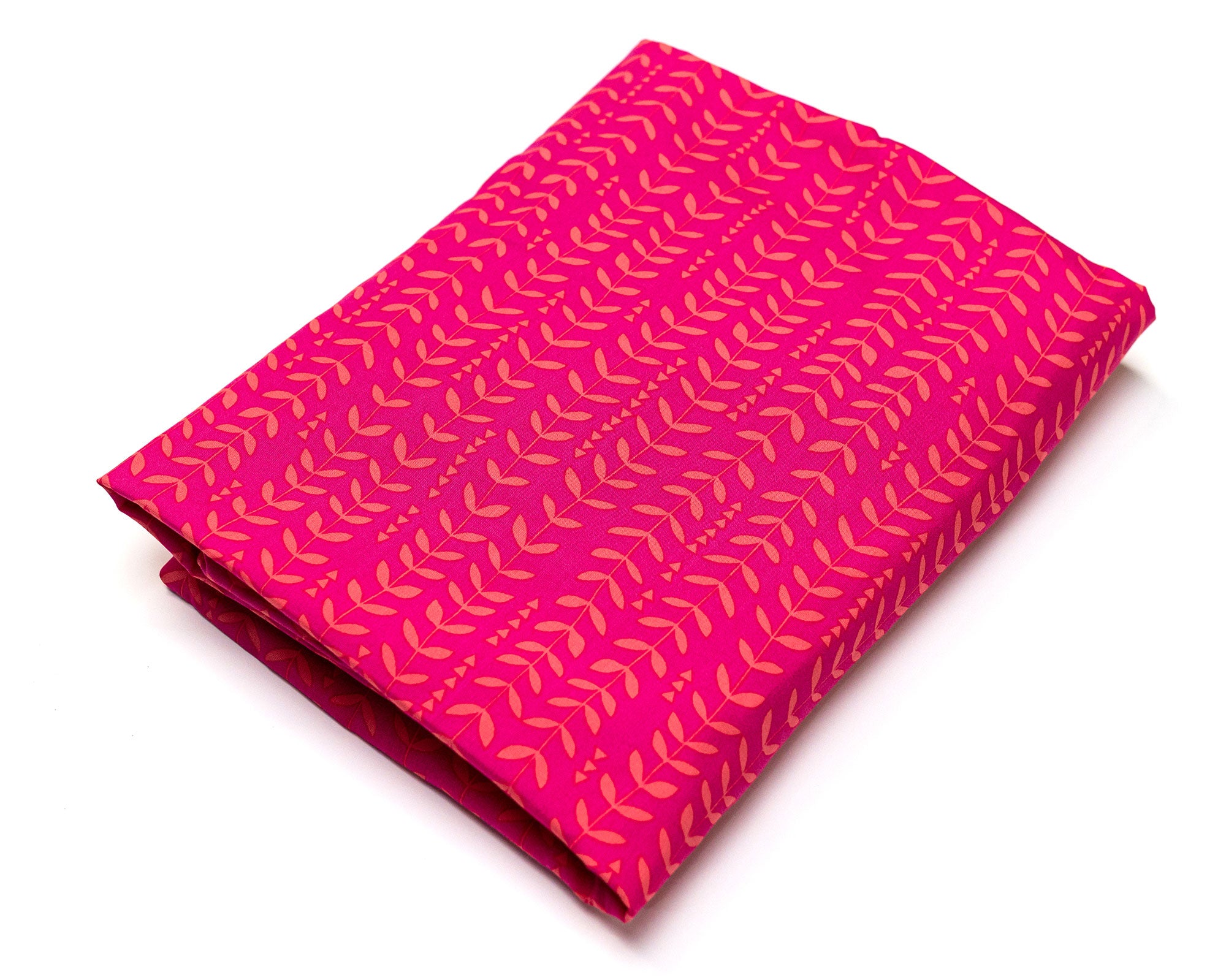 Dreamy Ferns - Fitted Crib Sheet - Marigold on Fuchsia - Olli+Lime